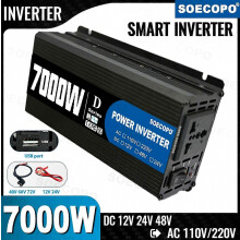 Menič napätia 7000W DC/AC adaptér pre inteligentné nabíjanie 12V, 24V a 48V