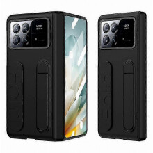 PC-Handyhülle kompatibel mit Xiaomi Mix Fold 3 5G, mit Ständer, Handschlaufe und Schutzfolie aus gehärtetem Glas