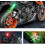 Rechargeable Wireless LED Strobe Light, 7 Colors, High Brightness Motorcycle Warning Light for Emergency Use 3