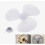 12-Inch White Replacement Fan Blade for Pedestal and Table Fans, 3-Blade Plastic Accessory 3