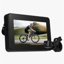 Espejo retrovisor para manillar y cámara de visión trasera para bicicleta para una conducción más segura, visión clara y mayor concienc