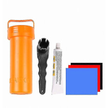 SUP-Reparaturset mit PVC-Flicken, Klebstoff und Schraubenschlüssel für aufblasbare Paddleboards und Kajaks