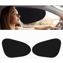 Pare-soleil de voiture et pare-soleil de fenêtre, adhésif électrostatique, compatible avec 99 % des modèles de véhicules, pliable et fa