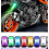 Rechargeable Wireless LED Strobe Light, 7 Colors, High Brightness Motorcycle Warning Light for Emergency Use 5
