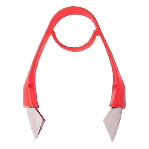 Stem Remover Tool for Fruits and Vegetables, Including Strawberries, Tomatoes and Herbs, Easy Kitchen Prep Tool
