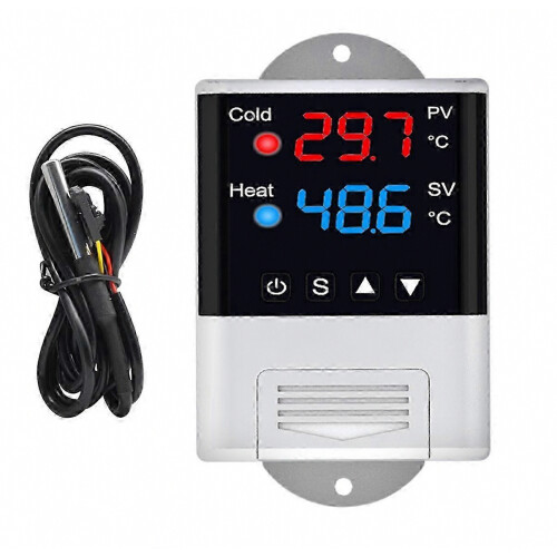 Wireless WiFi Aquarium Thermostat and Temperature Controller with Sensor and App Control for Precise Heating