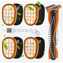 Ensemble filtre et brosse de rechange pour aspirateur Speedpro Max, filtre à poussière lavable et brosse de nettoyage