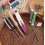 Adjustable Punch Needle Embroidery Tool with Wooden Handle, 13 Piece Floss Kit for Crafting Projects 3