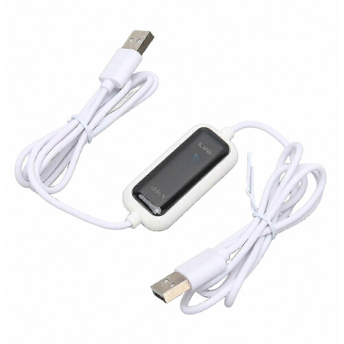 LED Cable High Speed USB 2.0 Transfer Cable, 480MB/s PC to PC Direct Data File Transfer Bridge for Windows Computers
