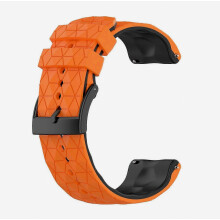 24mm Mixed Color Silicone Watch Band Compatible with Suunto Spartan Sport Wrist HR Baro, Soft Replacement Strap