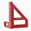 Adjustable Angle Measuring Tool, Aluminum Alloy Protractor for Woodworking, 45/90 Degree Miter Triangle Ruler 1