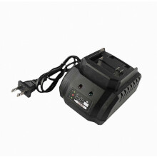 21V lithiumbatterijlader voor elektrisch gereedschap, snellaadadapter met LED-indicator