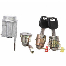 Set di ricambio per cilindro di accensione e serratura della portiera con 2 chiavi per pickup modello 1988-1997