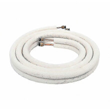 Ensemble de tubes en cuivre isolés de 3 m, 1/4 po et 3/8 po, pour la réparation de serpentins de climatiseur, pièces de CVC durables