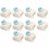 Mechanical Keyboard Switch 5 Pin Quick Trigger Linear with Blueberry Ice Cream Design and Smooth Feel 1