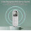 Radio FM compacte rechargeable avec écran LCD rétroéclairé, prise casque 3,5 mm et format portable. 3