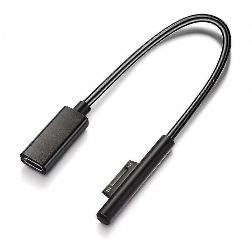 USB-C Charging Cable Compatible with Surface Pro 7, Go 2, Pro 6, 5, 4 Devices, Durable Black Cord