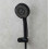 Adjustable Brass Shower Head Holder Wall Mounted Bracket for Handheld Shower Heads, Durable Chrome Finish 3