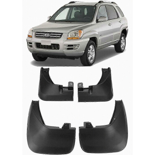 Set di paraspruzzi e protezioni antispruzzo per Kia Sportage dal 2005 al 2010. 1