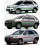 Set di paraspruzzi e protezioni antispruzzo per Kia Sportage dal 2005 al 2010. 3