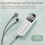 Radio FM compacte rechargeable avec écran LCD rétroéclairé, prise casque 3,5 mm et format portable. 5