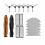 Replacement Parts Kit for D20 Pro Plus Robot Vacuum Includes Main Brush Side Brushes Filter and Mop Cloth 1