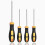 Precision Screwdriver Set with Magnetic Tips, 4 Sizes for Tool Kits, Compact and Durable for Home Repairs 1