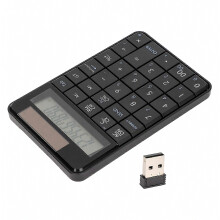 Numeric Keypad with Integrated Calculator and Multiple Mathematical Functions, Compact External Number Pad for Office an