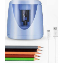Wiederaufladbarer USB-Stiftspitzer für Klassenzimmer und Zuhause, elektrischer Tischspitzer für Schulbedarf und Büro