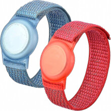 2er-Pack Nylon-Schutzbox-Etiketten für GPS-Finder mit Handschlaufe, verstellbarem Clip und Wickelband