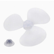 Pale de rechange blanche de 30 cm (12 pouces) pour ventilateurs sur pied et de table, accessoire en plastique à 3 pales