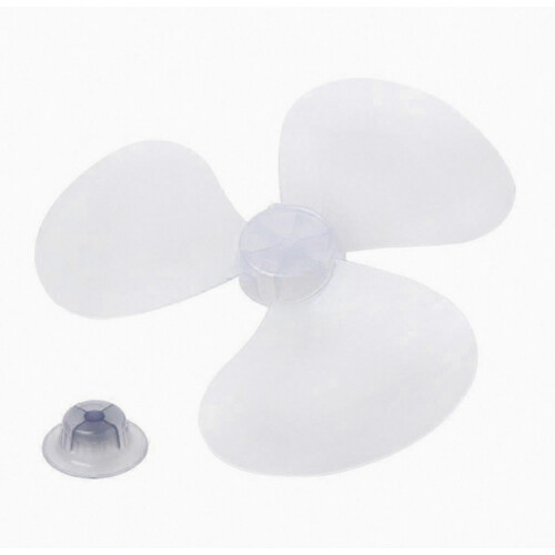 12-Inch White Replacement Fan Blade for Pedestal and Table Fans, 3-Blade Plastic Accessory