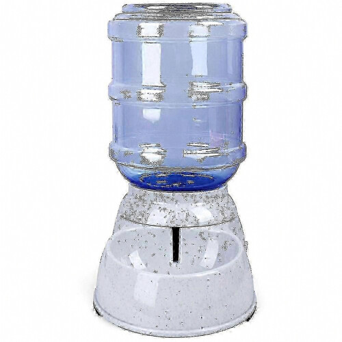Distributore automatico di acqua a gravità da 1 gallone per cani e gatti, abbeveratoio resistente. 1
