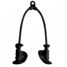 Cuerda para jalón de tríceps con empuñaduras ergonómicas antideslizantes de goma para entrenamientos con cables en el gimnasio y activa