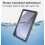 Funda impermeable para tablet Samsung Galaxy Tab A9+, protección integral IP68, resistente a caídas. 3