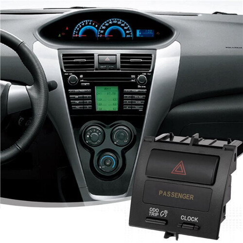 2X 555686-2030 for  Vios 2006-2012 Dashboard Emergency  Double Flash Hazards Button Warning Llight Button 2