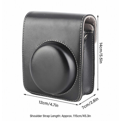 Protective Camera Case for Mini 40 Instant Camera, PU Leather Bag with Adjustable Shoulder Strap, Black 1