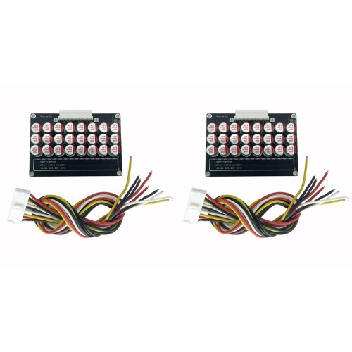 2X Lithium Battery 8s 5A Capacitor Active Balancing Board Ternary Lithium Iron Phosphate  Transfer Balancer