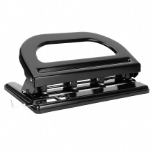 4-Hole Paper Puncher, Adjustable Manual Hole Punching Tool for 30 Pages, Durable School and Office Stationery