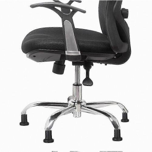 6-Pack Adjustable Chair Levelers with Plug-In Wheels and Fixed Feet for Multipurpose Use, Durable Design, Easy Installat 1