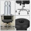 6-Pack Adjustable Chair Levelers with Plug-In Wheels and Fixed Feet for Multipurpose Use, Durable Design, Easy Installat 3