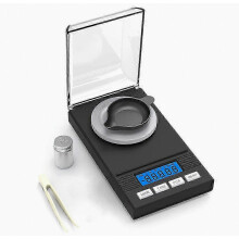 50G/0.001G High Precision Milligram Pocket Scale with LCD Display for Laboratory and Jewelry Use