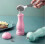 Adjustable Wooden Salt and Pepper Grinder Set with Refillable Chambers and Durable Construction 4