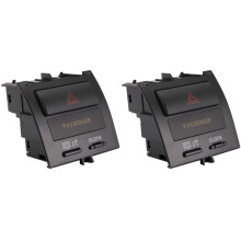 2X 555686-2030 for Vios 2006-2012 Dashboard Emergency Double Flash Hazards Button Warning Llight Button
