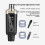 Trasmettitore e ricevitore wireless UHF per microfono con adattatore XLR per microfoni dinamici e a condensatore. 5