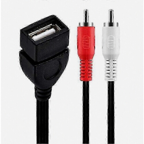 Cavo convertitore audio e video da USB 2.0 a RCA, 0,2 m, per videocamere e trasferimento video.
