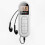 Radio FM compacte rechargeable avec écran LCD rétroéclairé, prise casque 3,5 mm et format portable. 1
