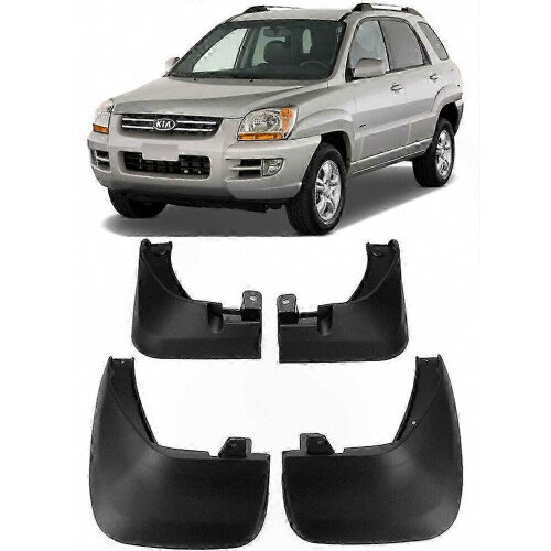 Set di paraspruzzi e protezioni antispruzzo per Kia Sportage dal 2005 al 2010.