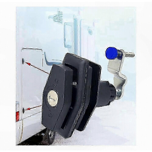 Universal Push Pop Up Door Lock for Caravan RV Compartment, Secure Fit for Swift and Elddis Edition 0121 2