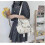 Cute Mini Backpack with Accessories, Aesthetic Small Backpack for Teens, Kawaii White Daypack 3